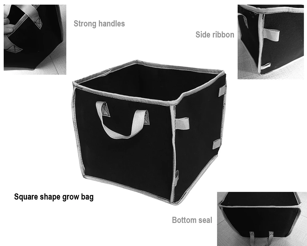 Cheap price 1 3 5 7 10  gallon fabric garden grow bags, growing pot, potatoes grow bag
