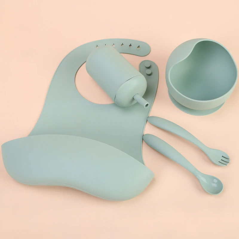 Silicone Baby Feeding Snack Bowls Set Food Grade Suction Bowl Baby Feeding Baby Silicone Bowl