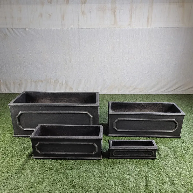 2022 factory cheap price round large fiber clay flower pot & planters wholesale gardening plant pots planter decor