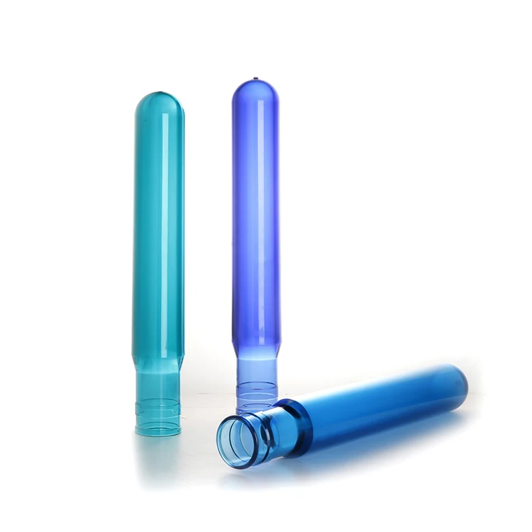 100% PET Plastic Drinking Water Bottle PET Preform 85mm 50gr Wide Neck with Customizable Color for Sale