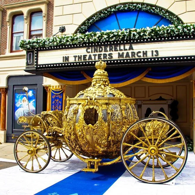 hollywood golden carriage made in China