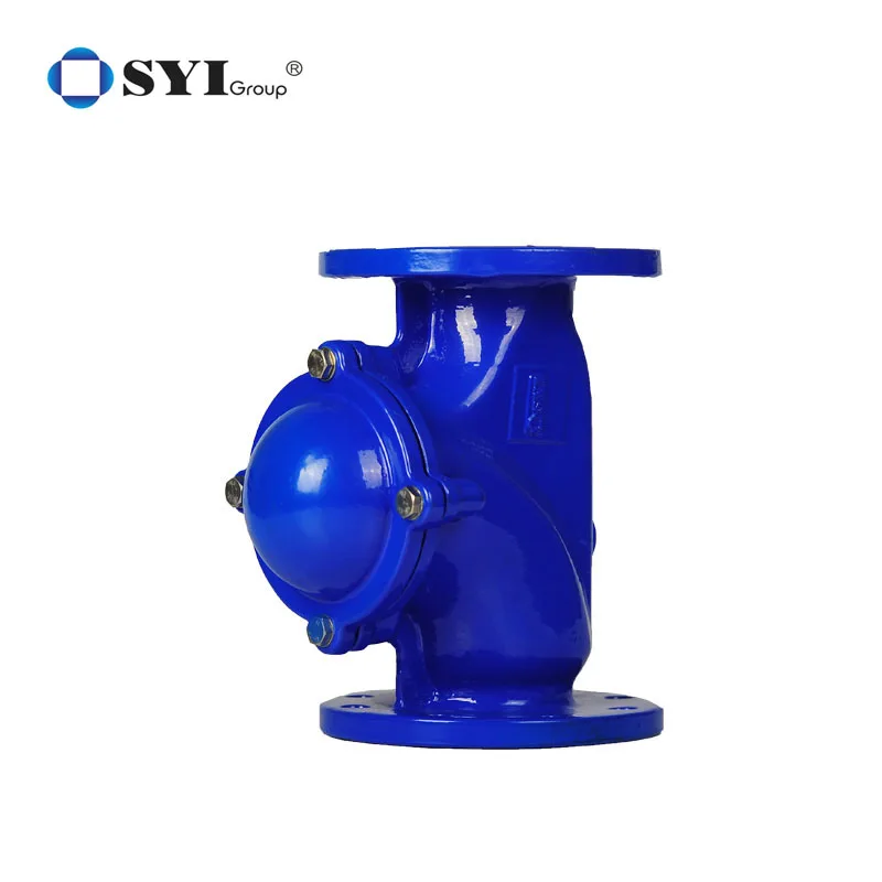 Ductile Iron Hydraulic Sewage Ball Check Valves for Industrial
