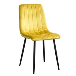 Modern Style Hotel Furniture Upholstered Fabric Back Vintage Dining Room Chair