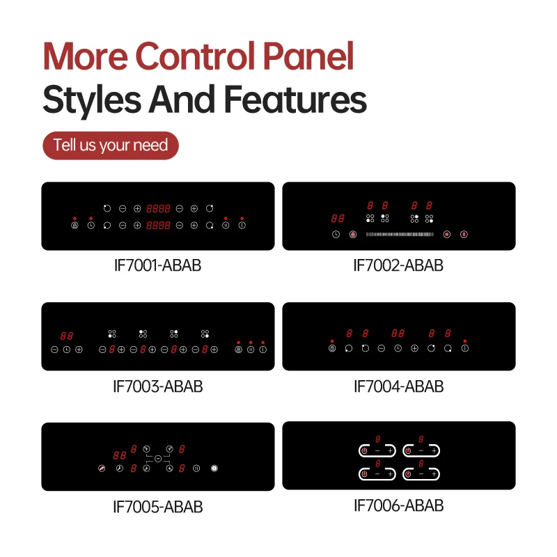 Modern Design 220V Induction Stove Glass Top 6800W 4Zone Induction Cooktop built-in With Touch Keys kitchen induction hob cooker