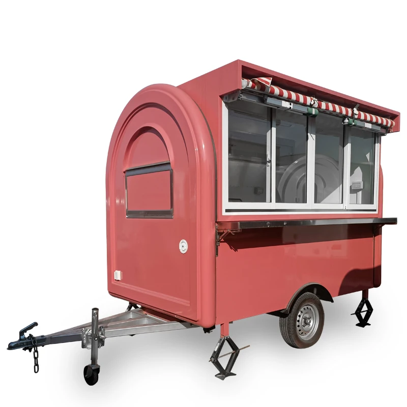 Hot Sale US Standard Catering Trailer, Street Closed Fast Food Truck