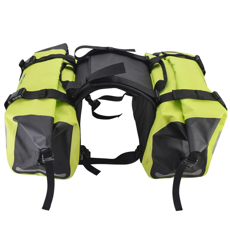 Dry Seat Storage Motorbike Saddle Bags  Sport Motorcycles Tail Bag Large PVC Waterproof Luggage Bag