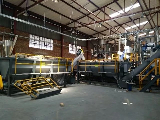 Plastic Washing Pet Bottle Used Line Flake Waste Recycling Machine