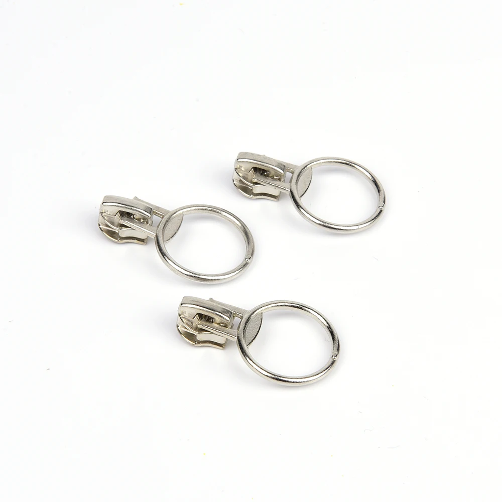 wholesale high grade custom novel design metal zipper slider and pullers metal zipper slider accessory