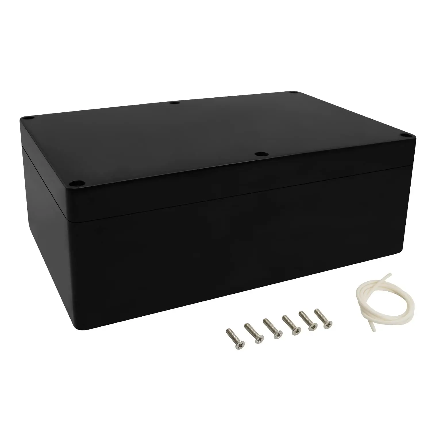 ABS Plastic Junction Box IP65 Waterproof Electrical Boxes Universal Enclosure for Electronic Black