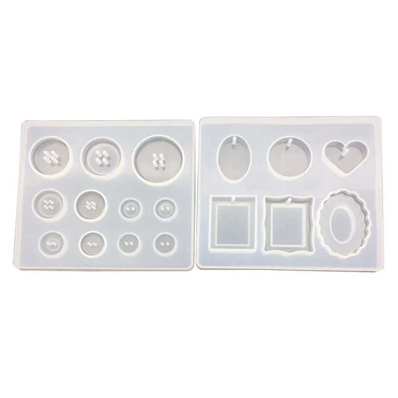 Silicone Molds for Epoxy Jewelry  DIY Resin Casting for Pendant Earrings Necklace Keychains