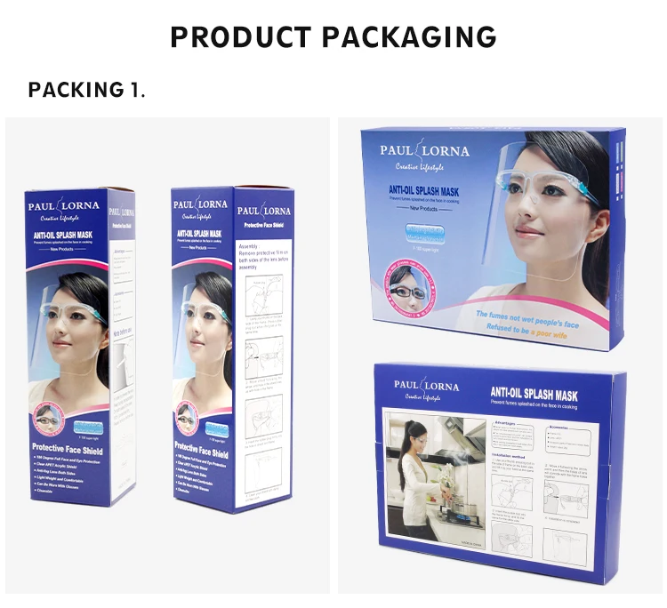 
Face Shield Accessories Frame Plastic Glasses Frame 