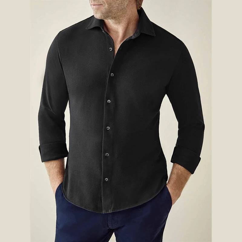 Hot Style Chemise PourDe Hombres De Boton, Blouse Homme Linen Shirt Men Camisas Patchwork Shirt For Men/