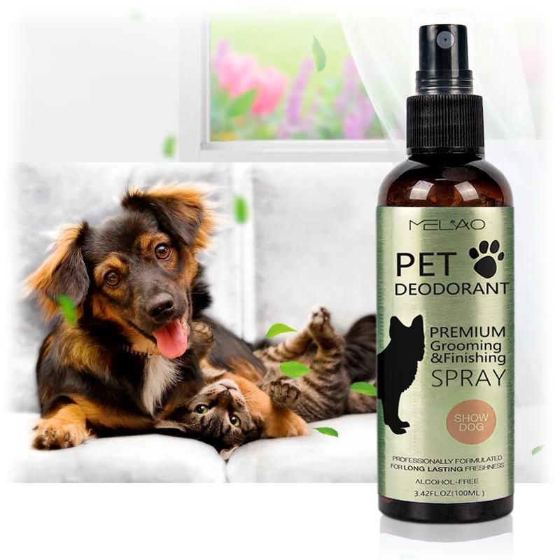 Organic Dog Natural Pet Cologne Premium Scented Clean Fresh Scent Perfume Body Spray Deodorizer for Dogs and Cats