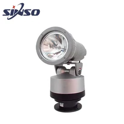 wired control long range moving head aluminum pure white xenon searchlight for watch tower