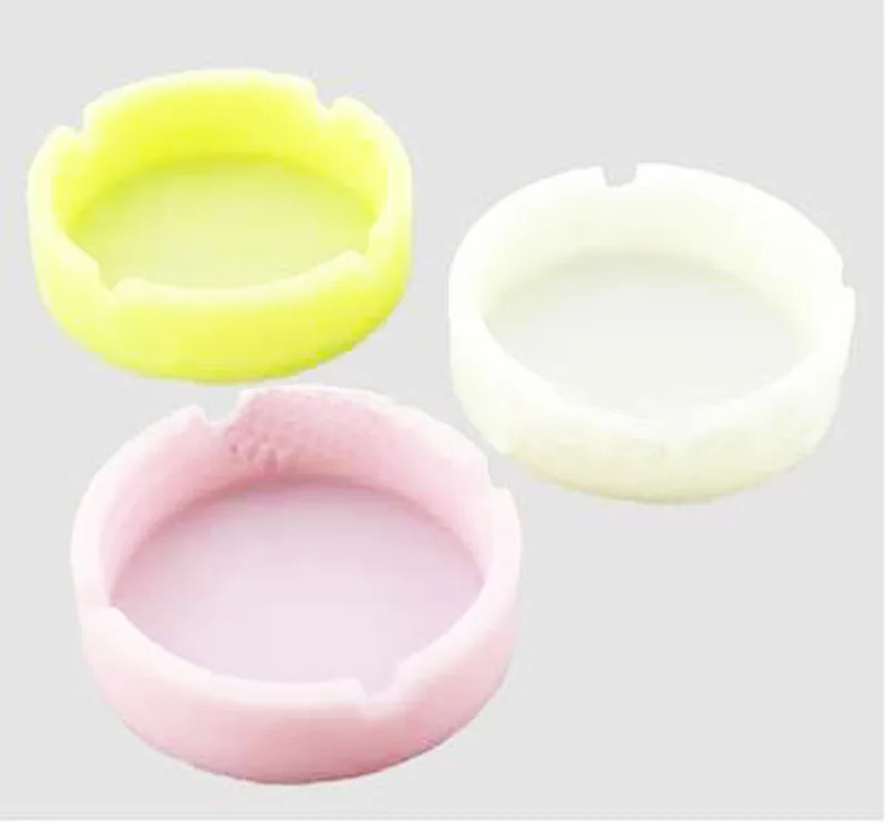 DPSP044 3.2inch Ashtray For Home Glow In The Dark Creative Luminous Ashtrays Heat Resistant Ash Tray