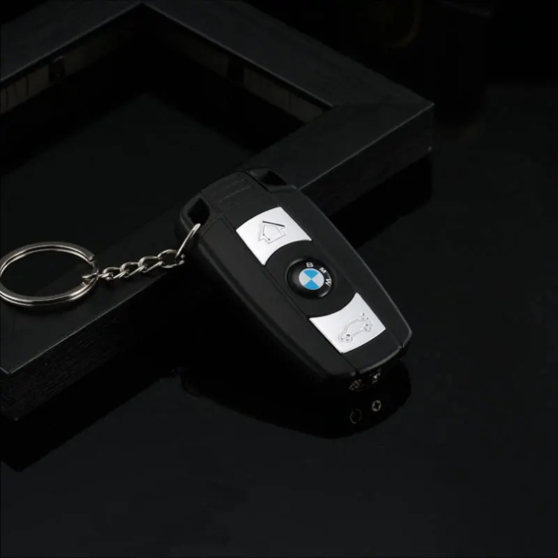 Factory wholesale Key Shape Model Windproof Inflatable Gas Lighter Cigarette Lighter
