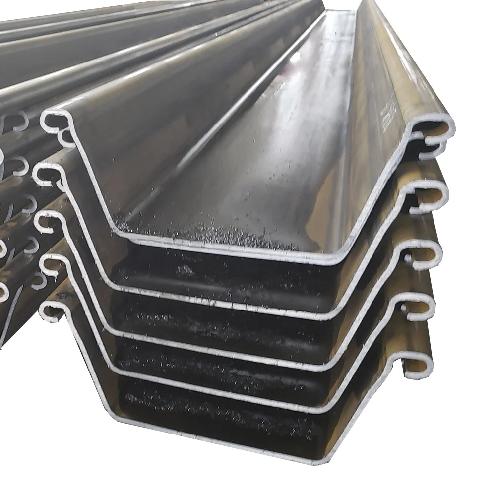 Professional supplier of hot sale cold formed U steel sheet piling pile with low cost