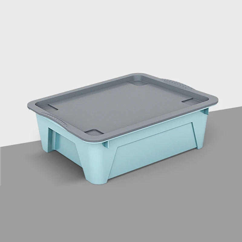 Factory Direct Baby Large Storage Sundries organizers Big Plastic colorful Box Wholesale with Lid