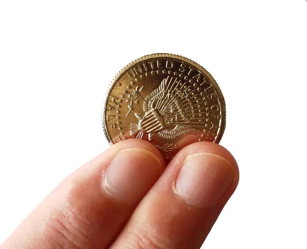 Bitten Coin Magic Tricks for Kids 6 and Up Disappearing Coin Magic Tricks Toys Magic Stage Show Props