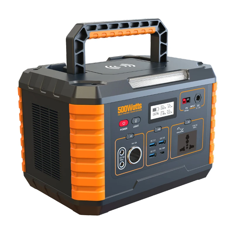 500W Solar Generator Electrical Equipment for Radio Mobile Phone Charger with LED Torch Light