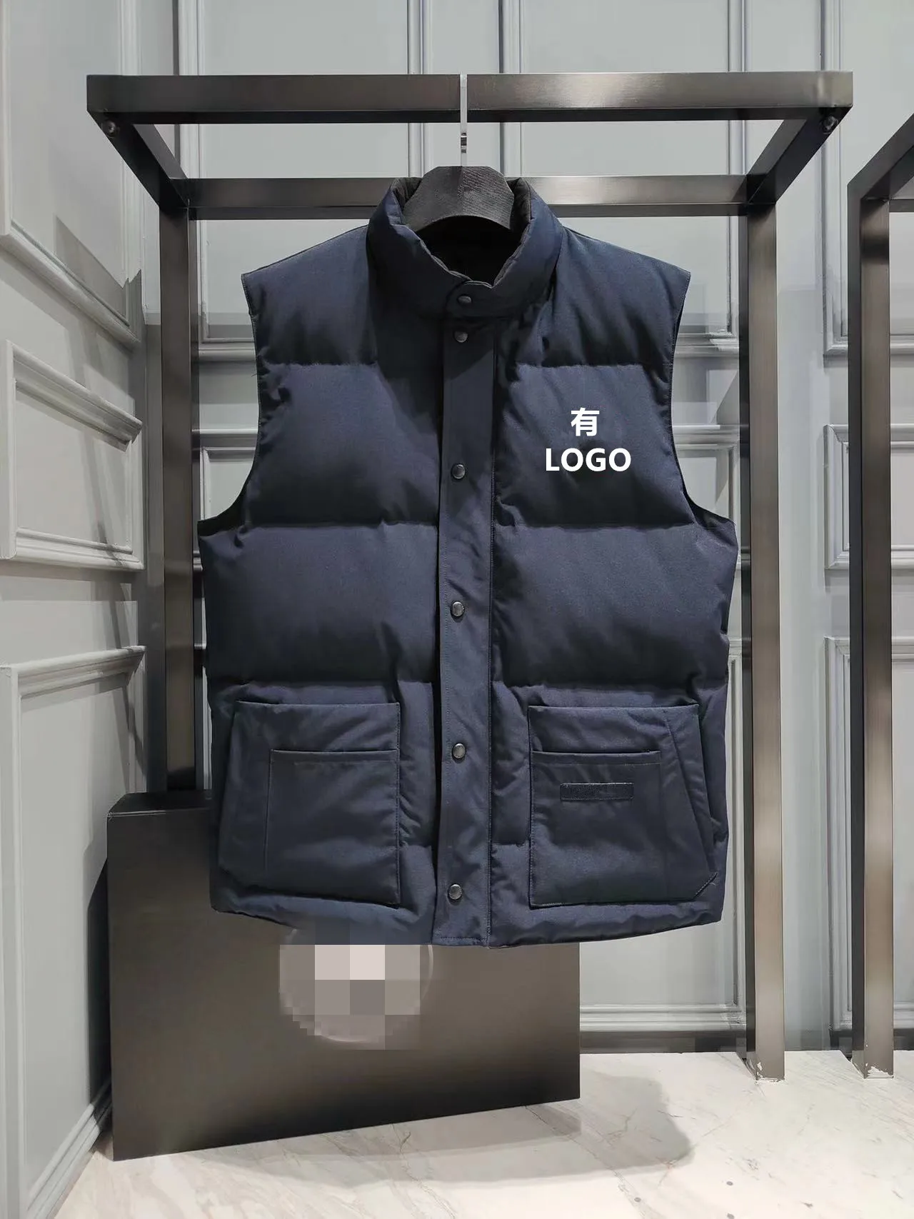 wholesale High quality Designer luxury Famous down vest couple Down puffer vest men