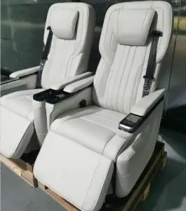 Vip Luxury Electric Recline Custom Leather Seat For Tunning Mpv Van Campervan Limousine