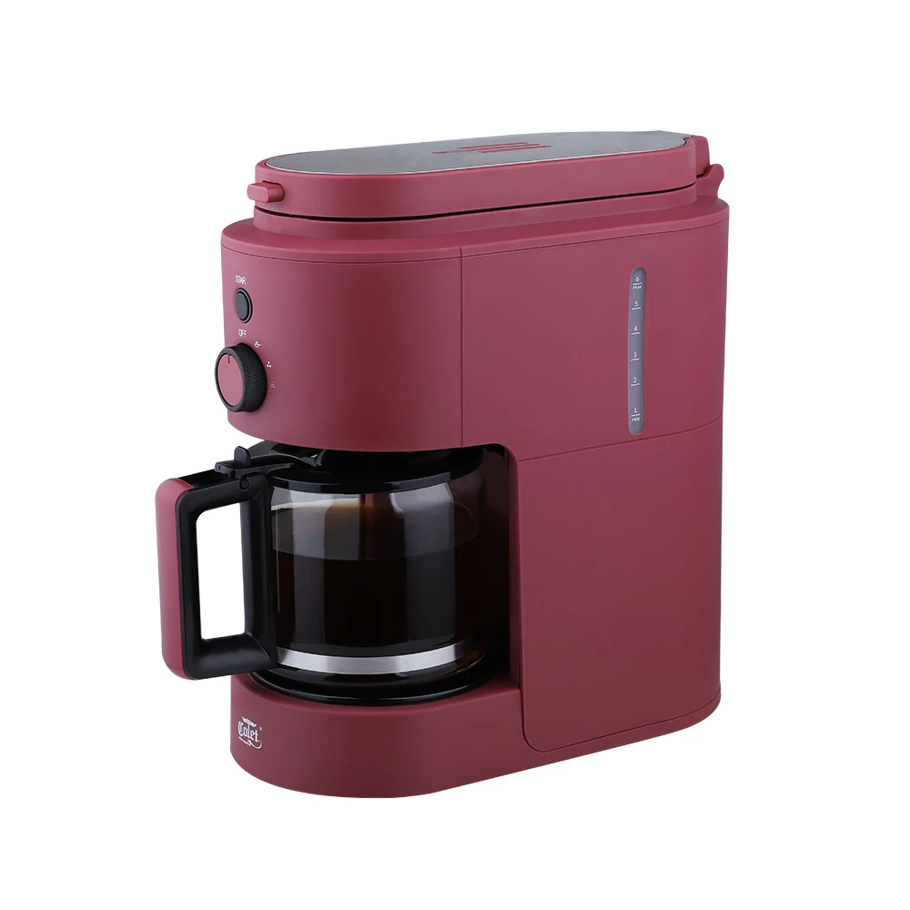 5 Colors Choices  Bean to cup New Arrived Small Size  Brew Drip Coffee Maker Machine