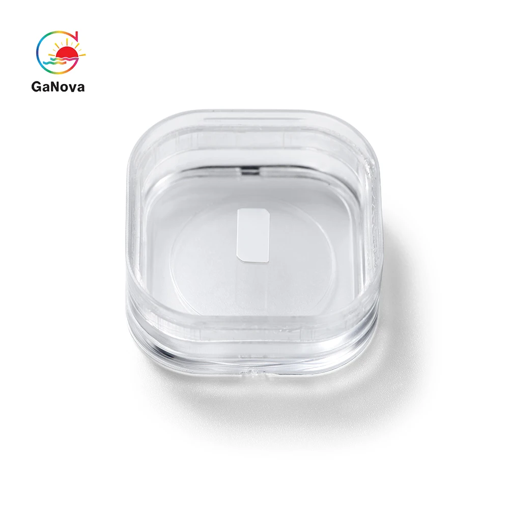 5.0 * 10.0 mm2  (10-11)-Plane Fe-doped  Freestanding Gallium nitride GaN Substrate