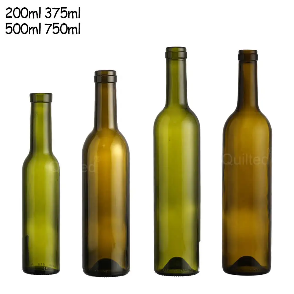 500ml 700ml wholesale custom design exquisite carved glass wine bottle