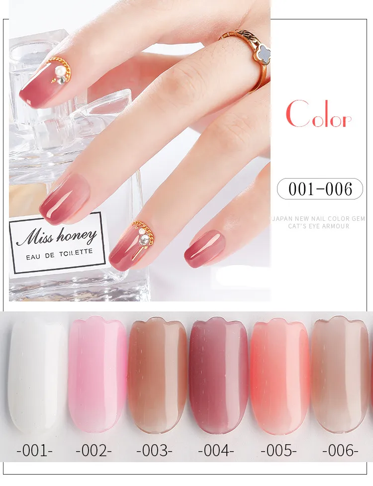 KANIU 36colors/set nude pink  nail gel polish 12ml/bottle