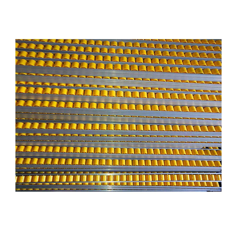 
China manufacturer Aluminium alloy roller track placon llight-duty flow rail with plactis wheel 