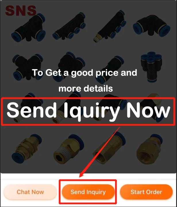 Various Type Factory One Touch Pneumatic Air Hose Fitting Plastic Quick Hose Connect Parts