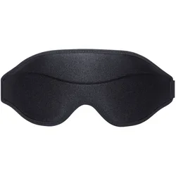 2022 New Wholesale Adjustable Travel Private Label Custom Light Block Blindfold Black 3D Contoured Memory Foam Sleeping Eye Mask