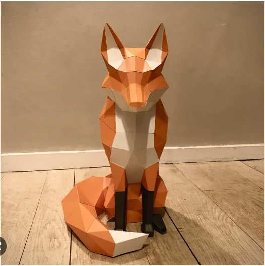 stainless steel geometric animal sculpture metal bear gold sculpture for sale