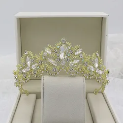 Euramerican Crystal Diamond Party Wedding Tiaras Bridal Crowns Rhinestone Crown For Women Jewelry