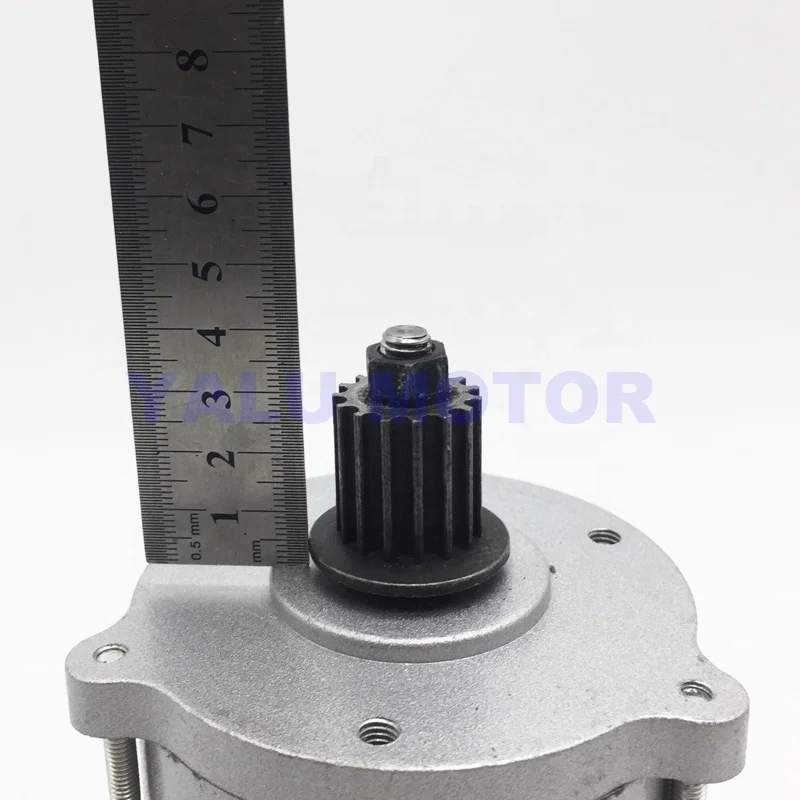 YALUMOTOR MY8922 800W 48V Belt Pulley E Bike Brush Motor Rear Earth Gasoline Pump DC Motor for Electric Scooter