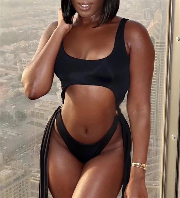 Wholesale custom made swimwear 2022 biquinis & beachwear sexy one piece open sexy xxx hot sex bikini swimwear photo