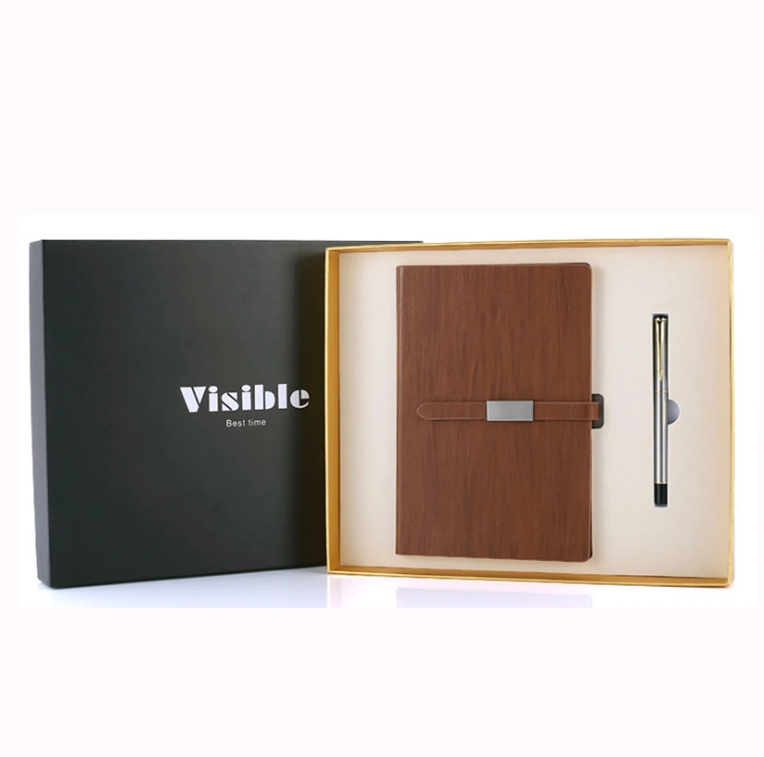Factory Direct Selling Gift Box Notepad Gift Notebook Handy Gift With Usb Flash Disk Set Fashion Business Office Diary Wholesale