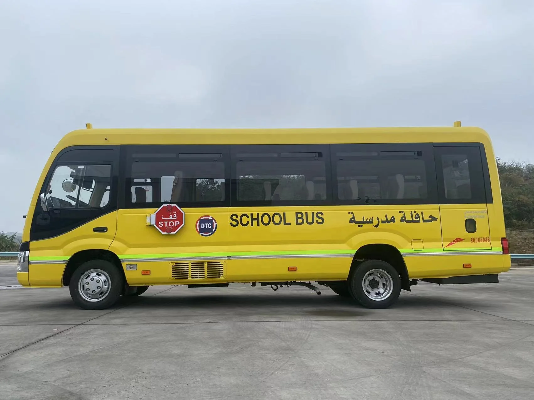 Customization 7m Diesel Engine 22 Seats Coaster School Student Shuttle Bus Automation Transmission