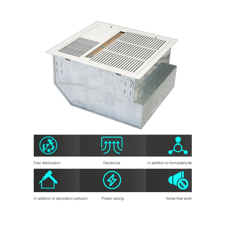 Ceiling type medical air sterilization equipment with power-off restart memory function