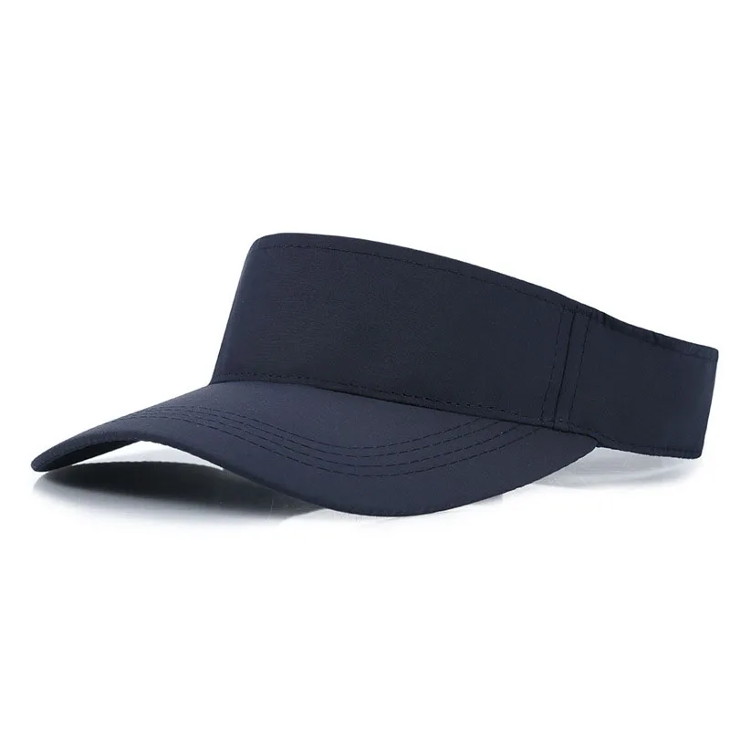 Customized Colorful Breathable Wide Brim Sports Performance Fit Adjustable Straps UV Protection Baseball Tennis Outdoor Visors