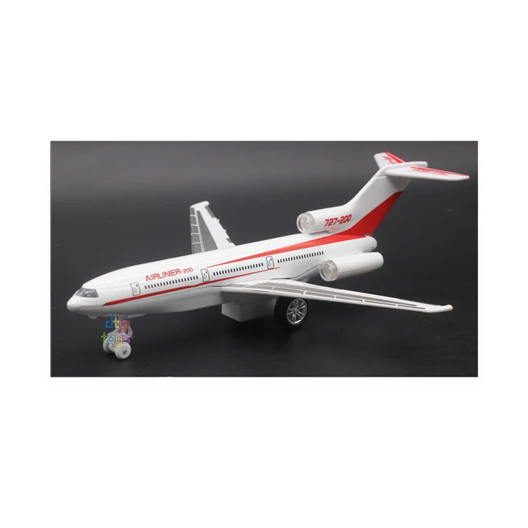 22cm Alloy Diecast Aircraft Toy Models Large Model Aircraft Pull Back Gifts for Boys Collections