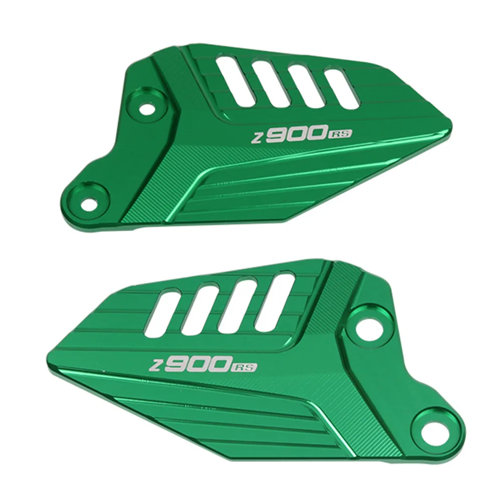 Motorcycle Footrest Pedal Protector Left Right Plates Wing Cover Heel Plate Footpeg For Kawasaki Z900RS Z900 RS Z 900 RS 900RS