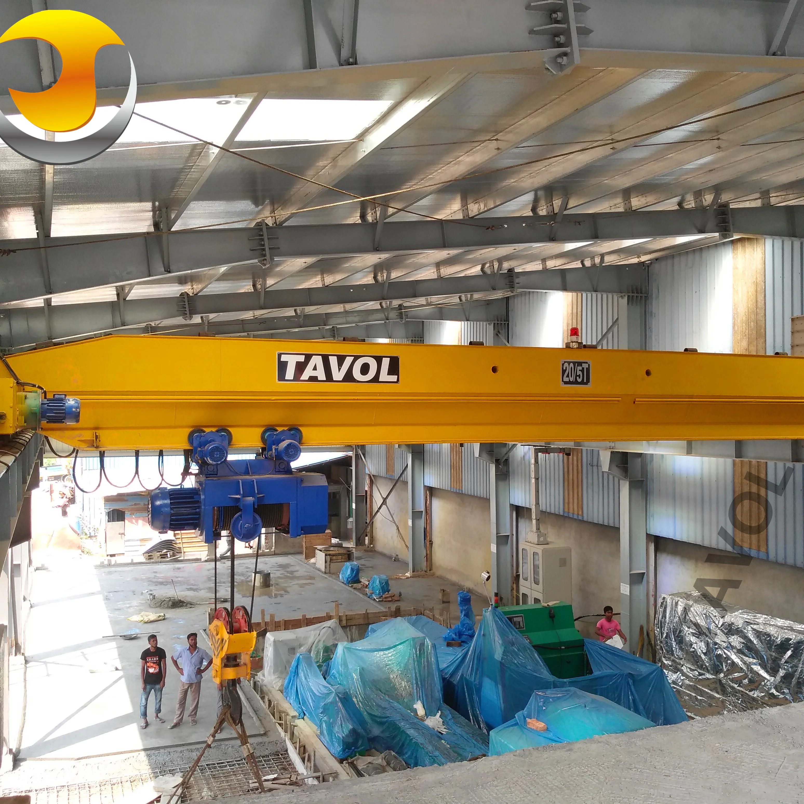 China Factory Mobile Travelling 5 ton 10 ton Electric single girder beam overhead crane for sale