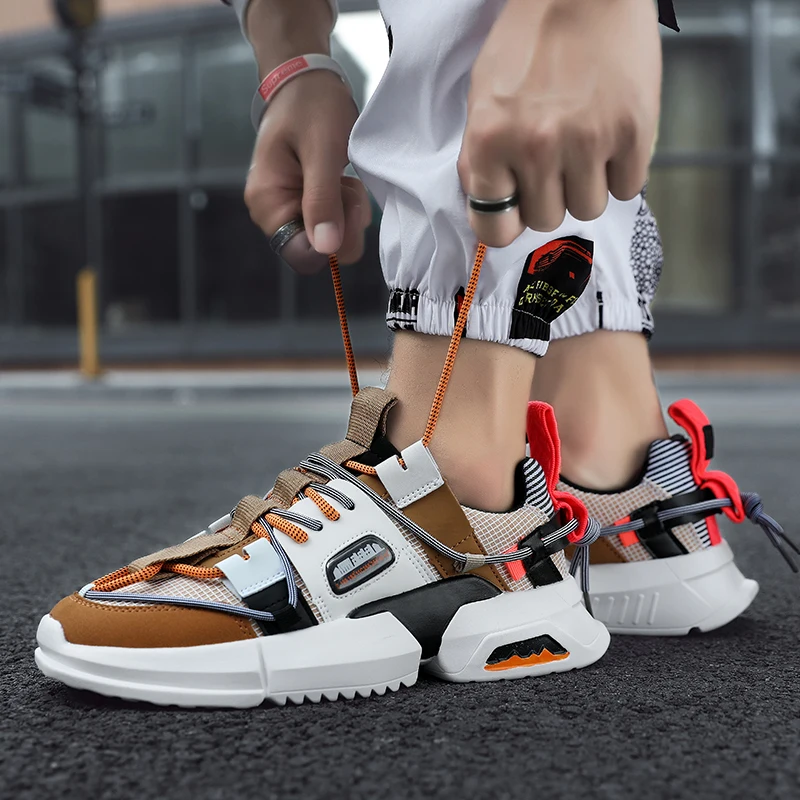 Zapatos De Moda Wholesale Hot Design Casual Chunky Stylish Men Fashion Sneakers