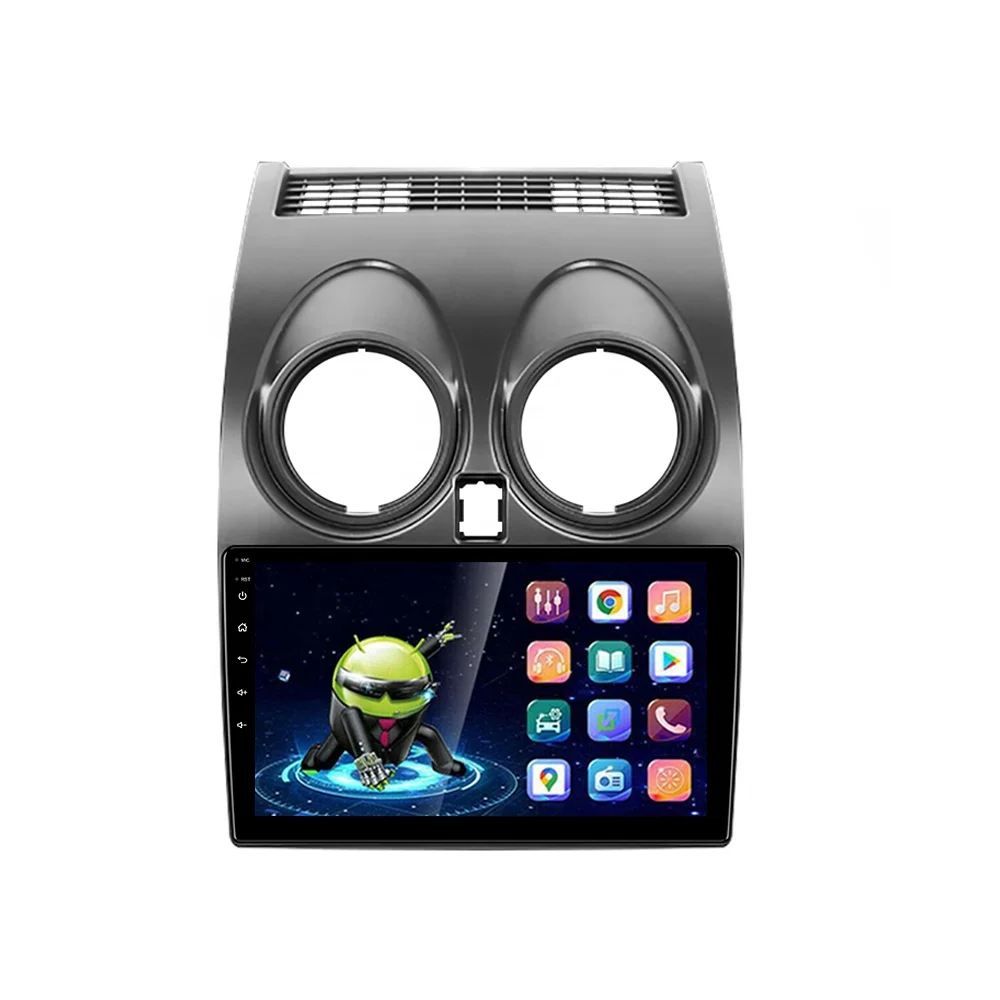 HD multimedia 9 inch car radio android GPS Wifi 1+16GB car DVD player car video for Nissan Qashqai J10 2006-13