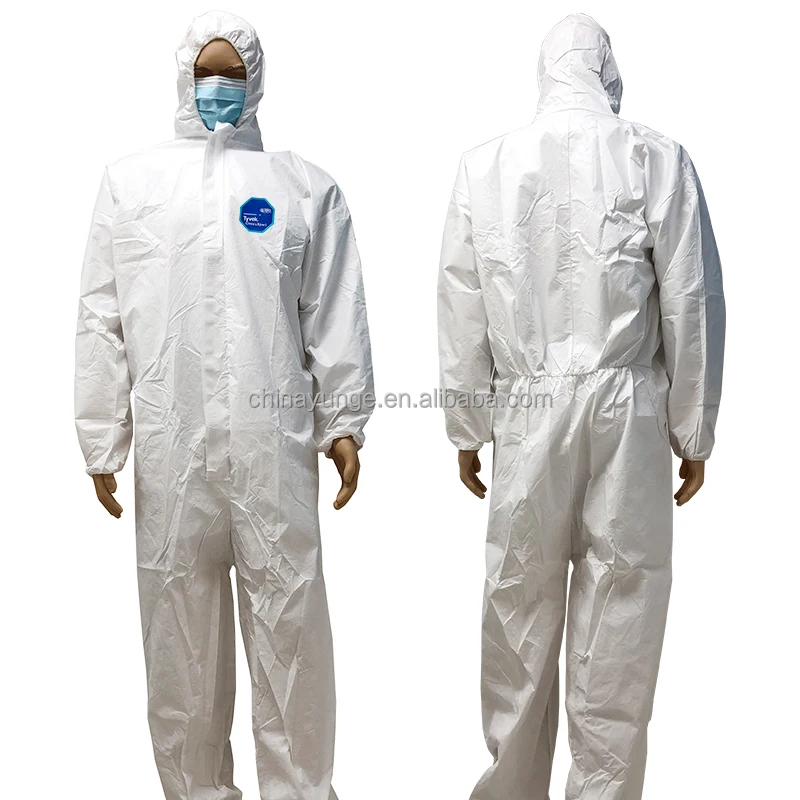 Hot Waterproof Anti-static Type 5/6 Ropa Protectora Overoles Desechables Microporous Disposable Protective Coveralls With Hood
