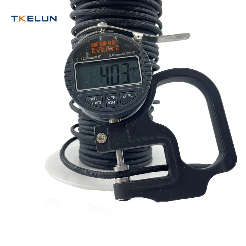 Fire Proof High Strength Black Aramid Double Braided Rope