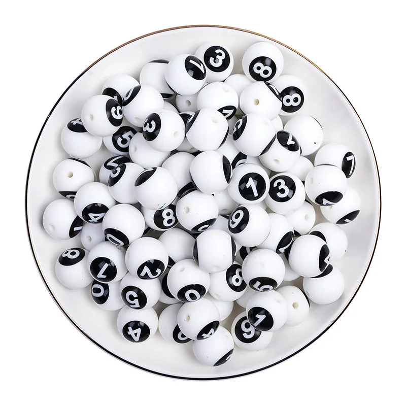 2023 New Factory Oem Newborn Gift Safe Round Hexagon Abacus Hearted Printing Teether Toy Chewable Teether For Infant