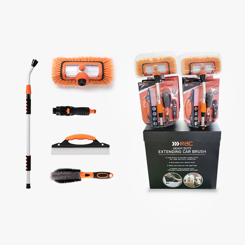 Boomjoy car cleaning long brush/ handhold brush house use commercial brush car cleaning mop set